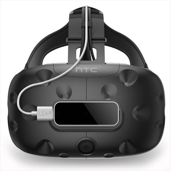 "Leap Motion Controller" Optikai kézkövető mozgásvezérlő, VR fejhallgató-rögzítéssel