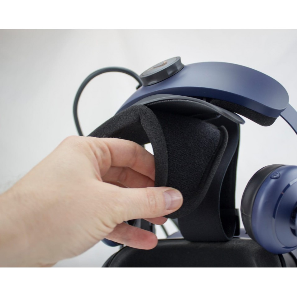 HTC Vive PRO, VR szemüveg párnázott fejpánt (csere) - VR burkolat, PU bőr 12 mm